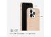 Selencia Aurora Coque Fashion iPhone 14 Pro - ﻿Coque durable - 100 % recyclée - Earth Leaf Beige