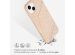 Selencia Aurora Coque Fashion iPhone 14 Plus - ﻿Coque durable - 100 % recyclée - Earth Leaf Beige