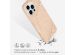 Selencia Aurora Coque Fashion iPhone 14 Pro Max - ﻿Coque durable - 100 % recyclée - Earth Leaf Beige