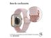 iMoshion Bande élastique en nylon Apple Watch Series 1-9 / SE / Ultra (2) - 42/44/45/49 mm - Rose