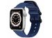iMoshion Bracelet en nylon Apple Watch Series 1-9 / SE - 38/40/41mm - Bleu foncé