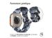 iMoshion Bracelet en nylon Apple Watch Series 1-9 / SE / Ultra (2) - 42/44/45/49 mm - Gris foncé