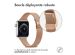 iMoshion Bracelet pliant Milanese Apple Watch Series 1-9 / SE - 38/40/41mm - Rose Dorée