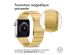 Selencia Bracelet magnétique en acier Apple Watch Series 1-9 / SE - 38/40/41mm - Dorée