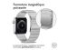 Selencia Bracelet magnétique en acier Apple Watch Series 1-9 / SE - 38/40/41mm - Argent