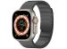 Selencia Bracelet magnétique en acier Apple Watch Series 1-9 / SE / Ultra (2) - 42/44/45/49 mm - Noir