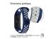iMoshion Bracelet sportif en silicone Xiaomi Mi Band 5 / 6 - Bleu / Blanc