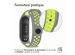 iMoshion Bracelet sportif en silicone Xiaomi Mi Band 3 / 4 - Gris / Lime