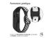 iMoshion Bracelet sportif en silicone Samsung Galaxy Fit 2 - Noir / Blanc