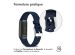 iMoshion Bracelet en silicone Fitbit Luxe - Bleu foncé