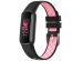 iMoshion Bracelet sportif en silicone Fitbit Luxe - Noir/Rose