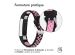 iMoshion Bracelet sportif en silicone Fitbit Alta (HR) - Noir/Rose
