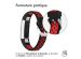 iMoshion Bracelet sportif en silicone Fitbit Alta (HR) - Noir/Rouge