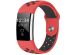 iMoshion Bracelet sportif en silicone Fitbit Charge 2 - Rouge / Noir