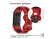 iMoshion Bracelet sportif en silicone Fitbit Charge 5 / Charge 6 - Rouge / Noir