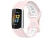 iMoshion Bracelet sportif en silicone Fitbit Charge 5 / Charge 6 - Rose / Blanc