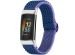 iMoshion Bracelet élastique en nylon Fitbit Charge 5 / Charge 6 - Bleu foncé
