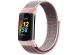 iMoshion Bracelet en nylon Fitbit Charge 5 / Charge 6 - Taille L - Rose
