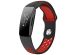 iMoshion Bracelet sportif en silicone Fitbit Inspire - Noir / Rouge