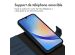 Accezz Étui de téléphone portefeuille en cuir de qualité supérieure 2 en 1 Samsung Galaxy A34 (5G) - Bleu foncé