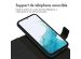 Accezz Étui de téléphone portefeuille en cuir de qualité supérieure 2 en 1 Samsung Galaxy A54 (4G) - Noir
