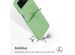 Accezz Coque Liquid Silicone Samsung Galaxy Z Flip 4 - Vert