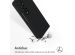 Accezz Coque Liquid Silicone Samsung Galaxy Z Fold 4 - Noir
