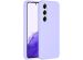 Accezz Coque Liquid Silicone Samsung Galaxy S23 - Violet