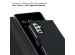 Selencia Étui de téléphone portefeuille en cuir véritable Samsung Galaxy A54 (5G) - Noir