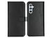 Selencia Étui de téléphone portefeuille en cuir véritable Samsung Galaxy A54 (5G) - Noir