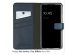 Selencia Étui de téléphone portefeuille en cuir véritable Samsung Galaxy A54 (5G) - Bleu