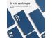 Accezz Étui de téléphone portefeuille Wallet Samsung Galaxy A54 (5G) - Bleu foncé
