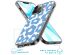 iMoshion Coque Design iPhone 12 (Pro) - Retro Blue Flowers