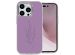 iMoshion Coque Design iPhone 14 Pro - Floral Purple