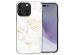 iMoshion Coque Design iPhone 14 Pro Max - White Marble