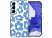 iMoshion Coque Design Samsung Galaxy S23 Plus - Retro Blue Flowers