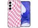iMoshion Coque Design Samsung Galaxy S23 Plus - Retro Pink Check