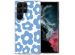 iMoshion Coque Design Samsung Galaxy S23 Ultra - Retro Blue Flowers
