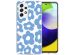 iMoshion Coque Design Samsung Galaxy A53 - Retro Blue Flowers