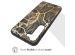 iMoshion Coque Design Samsung Galaxy S23 - Feuilles / Noir