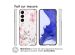 iMoshion Coque Design Samsung Galaxy S23 Plus - Fleur - Rose