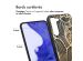 iMoshion Coque Design Samsung Galaxy S23 Plus - Feuilles / Noir