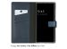 Selencia Étui de téléphone portefeuille en cuir véritable Samsung Galaxy S23 Ultra - Bleu