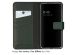 Selencia Étui de téléphone portefeuille en cuir véritable Samsung Galaxy S23 Plus - Vert