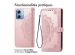 iMoshion Etui de téléphone portefeuille Mandala Xiaomi Redmi Note 12 - Rose Dorée