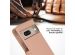 Selencia Étui de téléphone portefeuille en cuir véritable Google Pixel 7 - Dusty Pink
