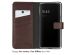 Selencia Étui de téléphone portefeuille en cuir véritable Google Pixel 7 - Brun