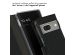 Selencia Étui de téléphone portefeuille en cuir véritable Google Pixel 7 - Noir
