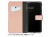 Selencia Étui de téléphone portefeuille en cuir véritable Google Pixel 7 Pro - Dusty Pink