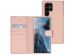 Accezz Étui de téléphone portefeuille Wallet Samsung Galaxy S23 Ultra - Rose Dorée